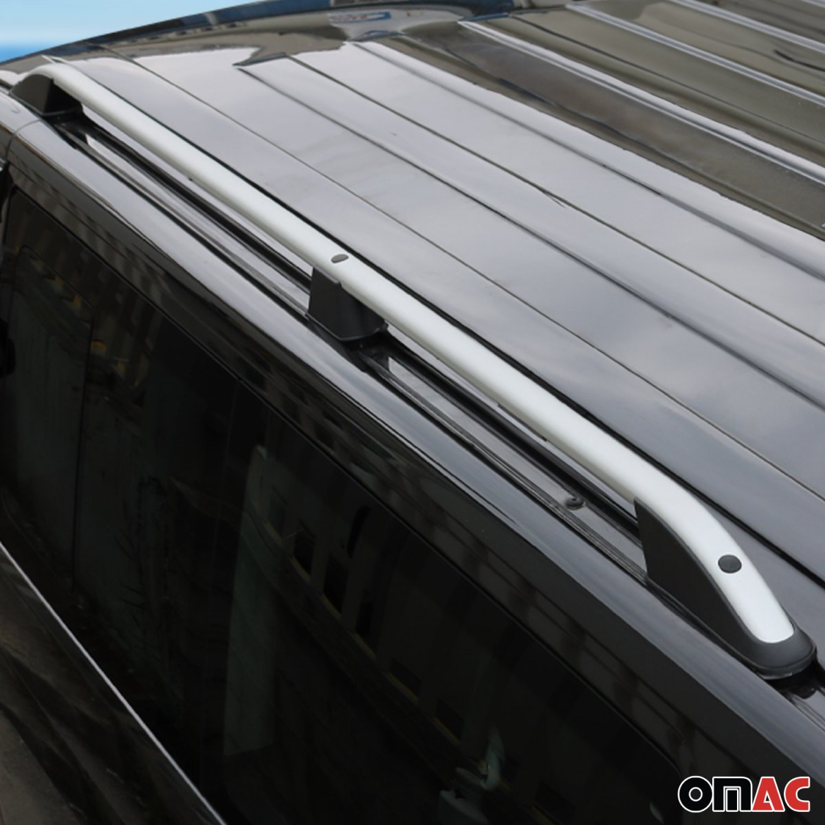 Ford Transit Connect Roof Rails - Omac - Elegance Alu - Gray - '10-'13